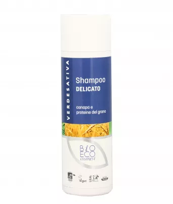 Shampoo Delicato Canapa e Proteine del Grano 200 ml
