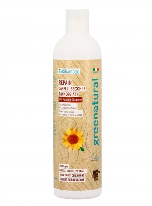 Shampoo Bio per Capelli Secchi e Danneggiati