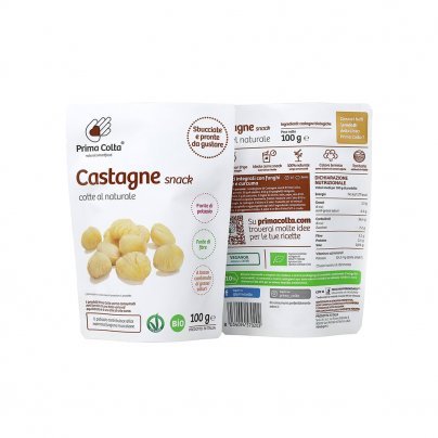 Snack di Castagne Cotte al Naturale Bio 100 g
