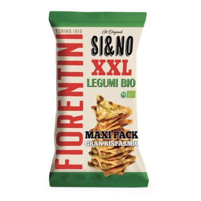 Snack di Mais e Legumi Bio XXL "Si&No" Senza Glutine - Maxi Pack