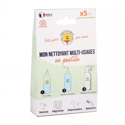 Detergente Ecologico Multiuso in Pastiglie - Senza Plastica 5 Tabs (Pastiglie)