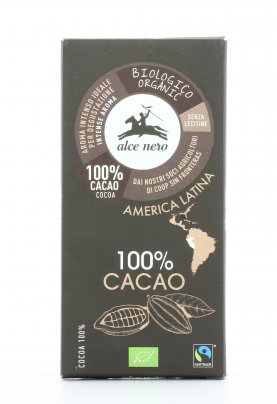 Tavoletta Cioccolato Extrafondente Bio 100% Cacao