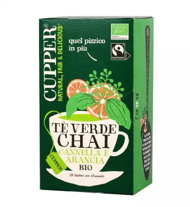 Tè Verde Chai Bio - Cannella e Arancia