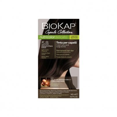 Tinta Capelli BioKap® Nutricolor Delicato 5.8 Castano Chiaro Cacao