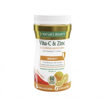 Vitamina C e Zinco Vita-C & Zinc in Caramelle Gommose "Immunity" - Integratore Alimentare