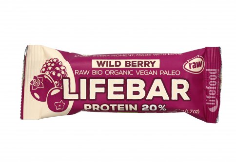 Barretta Bio con Bacche Selvatiche - Wild Berry Lifebar Protein 20%