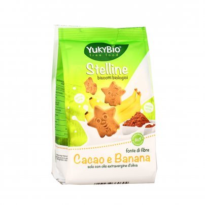 Biscotti Stelline al Cacao con Banana Bio