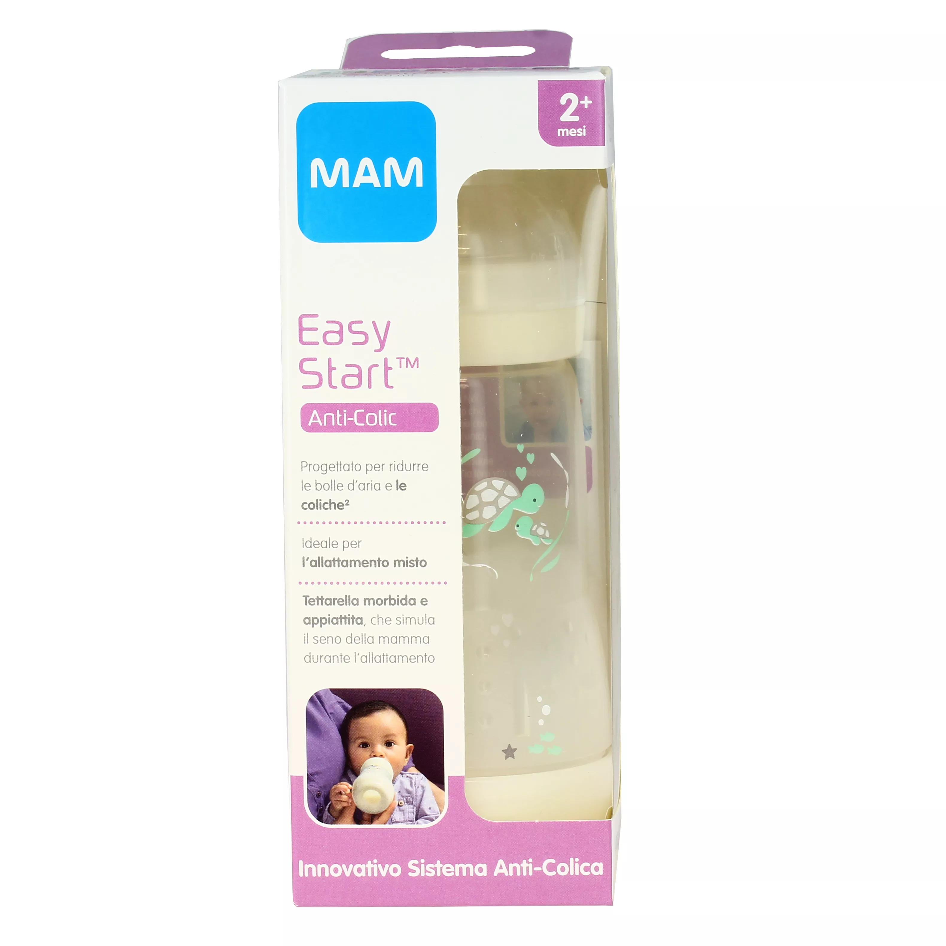 Biberon Anticolica Easy Start™ (2+ mesi) 260 ml - MAM Baby