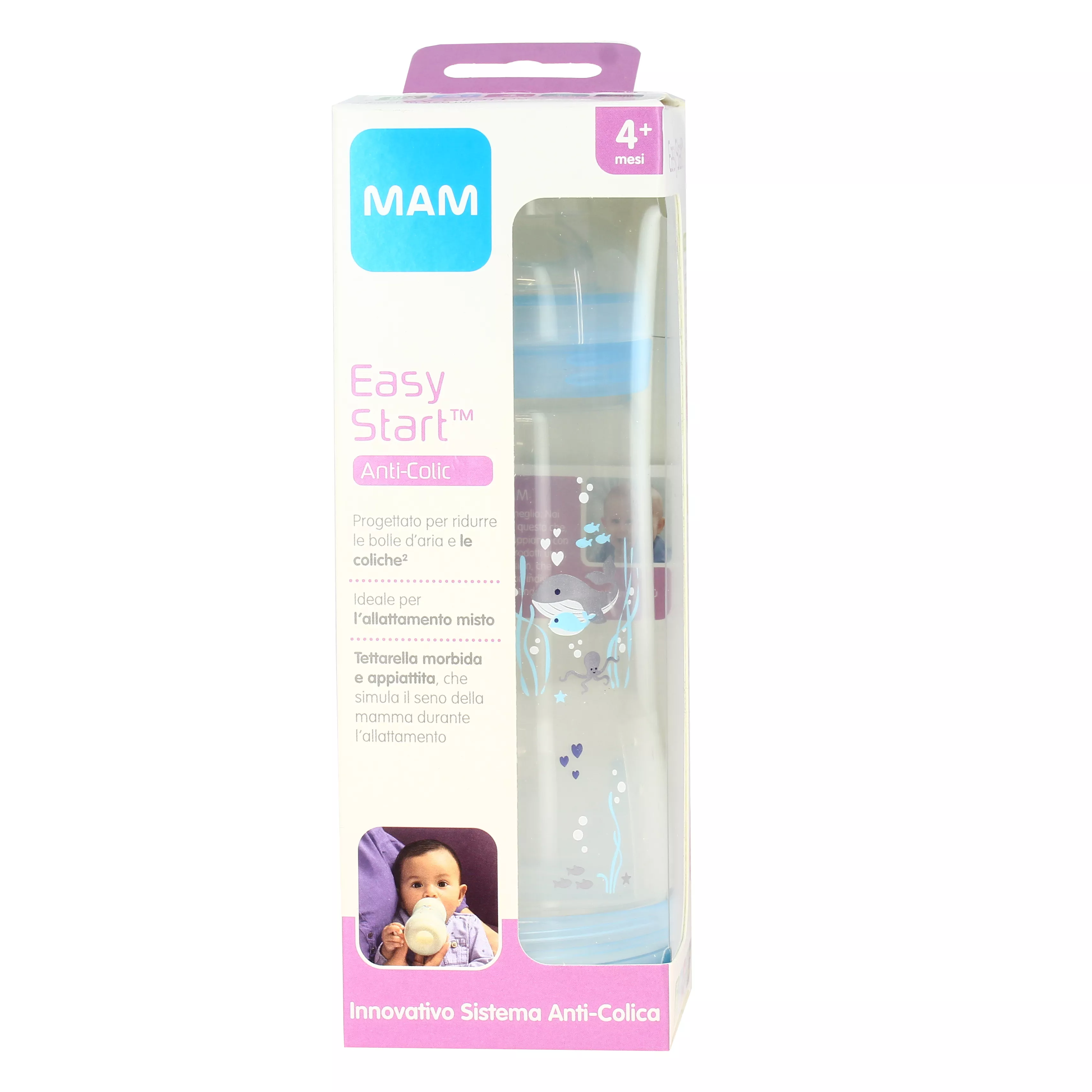 Biberon Anticolica Easy Start™ (4+ mesi) - MAM Baby
