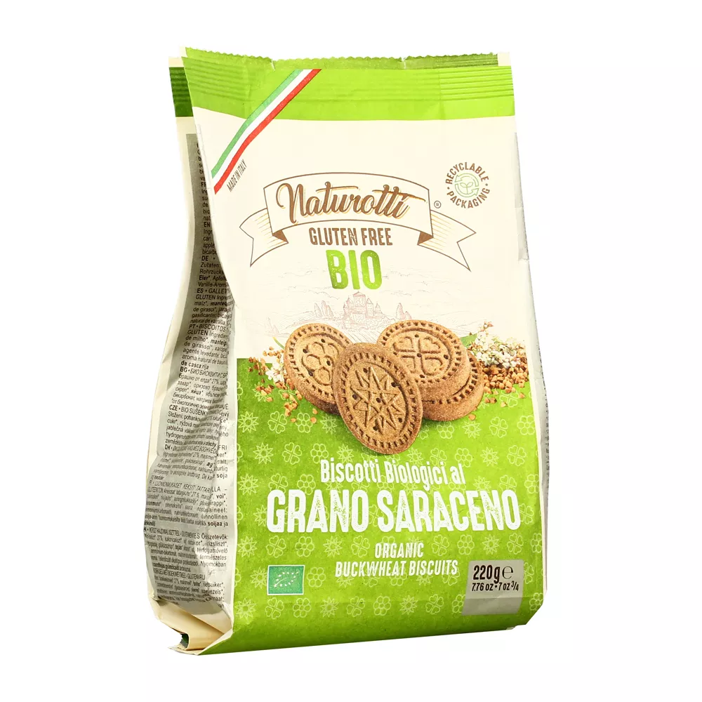 Biscotti Senza Glutine Cereal Grano Saraceno 200 g. - Prodotti Senza Glutine  On Line