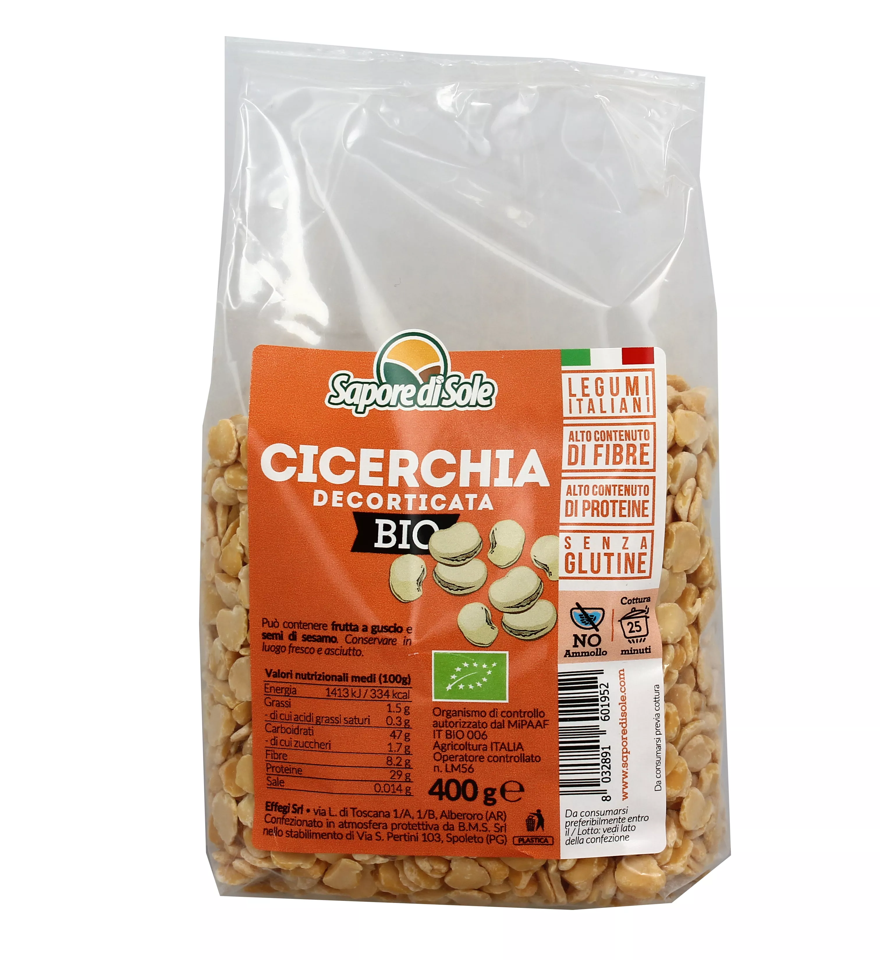 Legumi e Cereali - Cicerchie decorticate - Biotoscana
