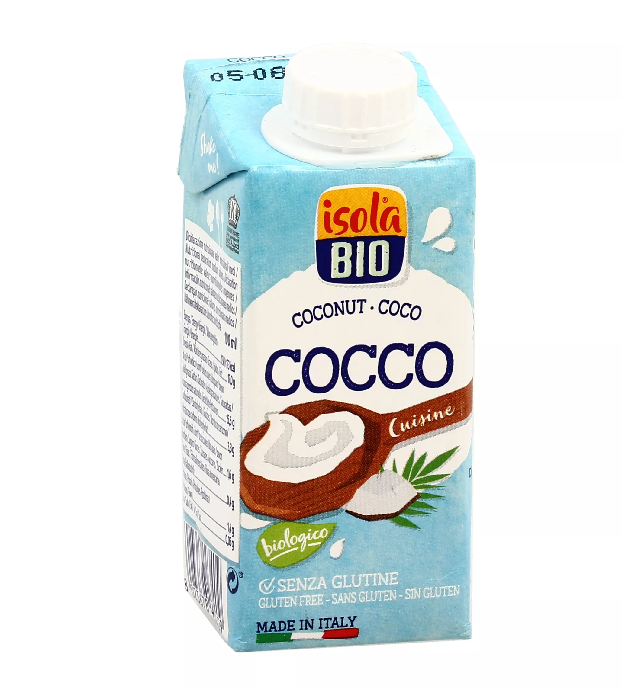 Cuisine Cocco - Panna Vegetale con Latte di Cocco - Isola Bio