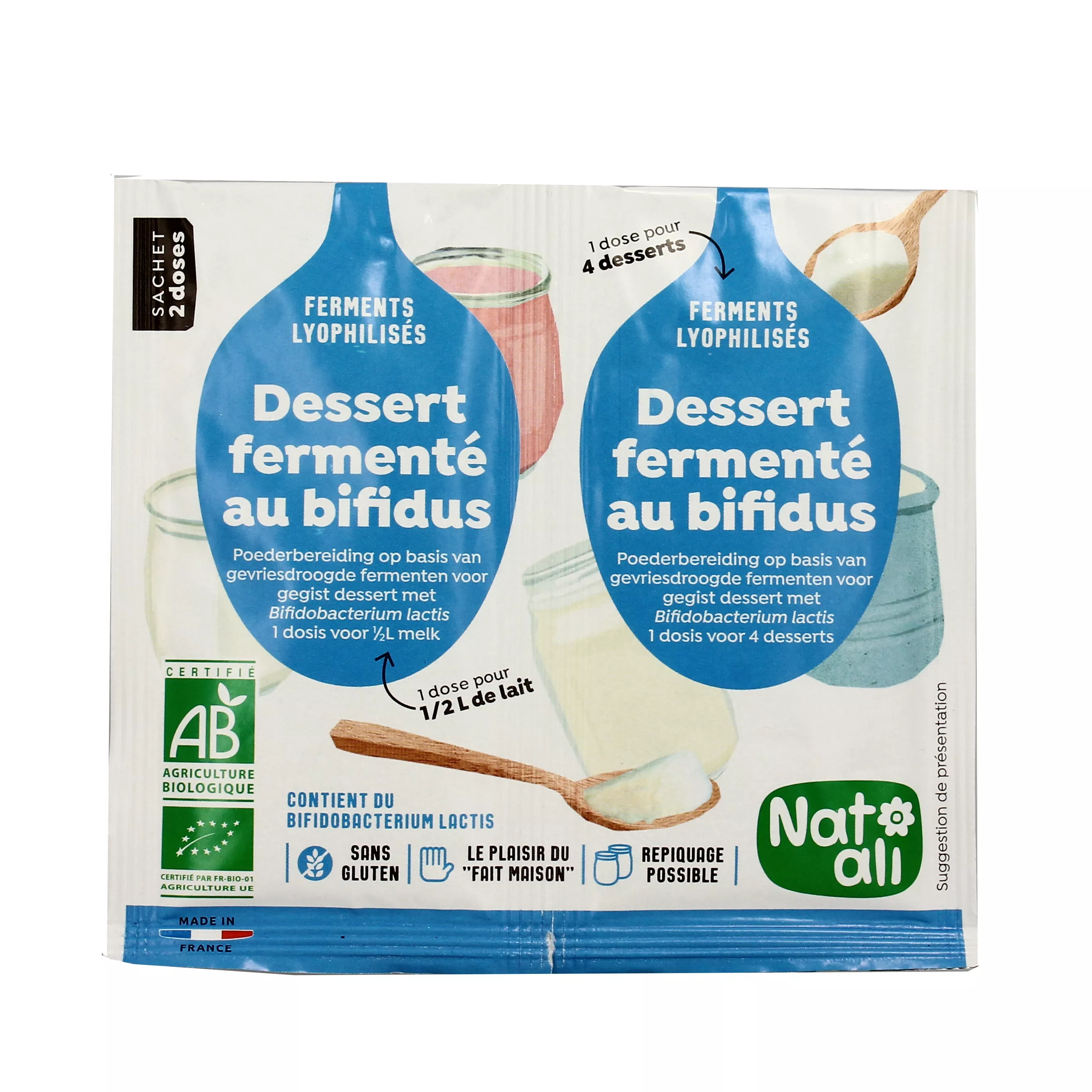 Fermenti Attivi per Yogurt con Bifidus Bio - Natali