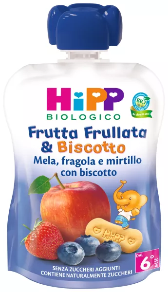 Hipp Italia Hipp Bio Frutta Frullata Mela Pesca Frutti Di Bosco 90 G