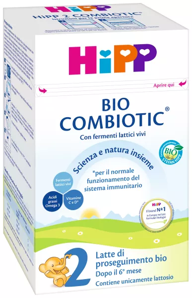HiPP: Latte in Polvere Proseguimento Combiotic® 2 (dopo 6° mese) Biologico