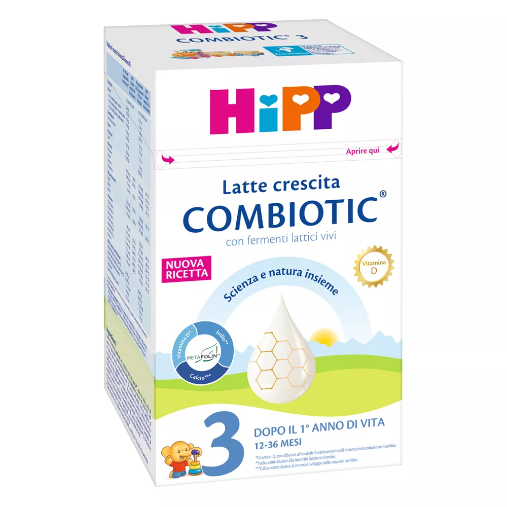 HiPP: Latte in Polvere Crescita Combiotic® 3 - Dal 1° anno (12-36 mesi)