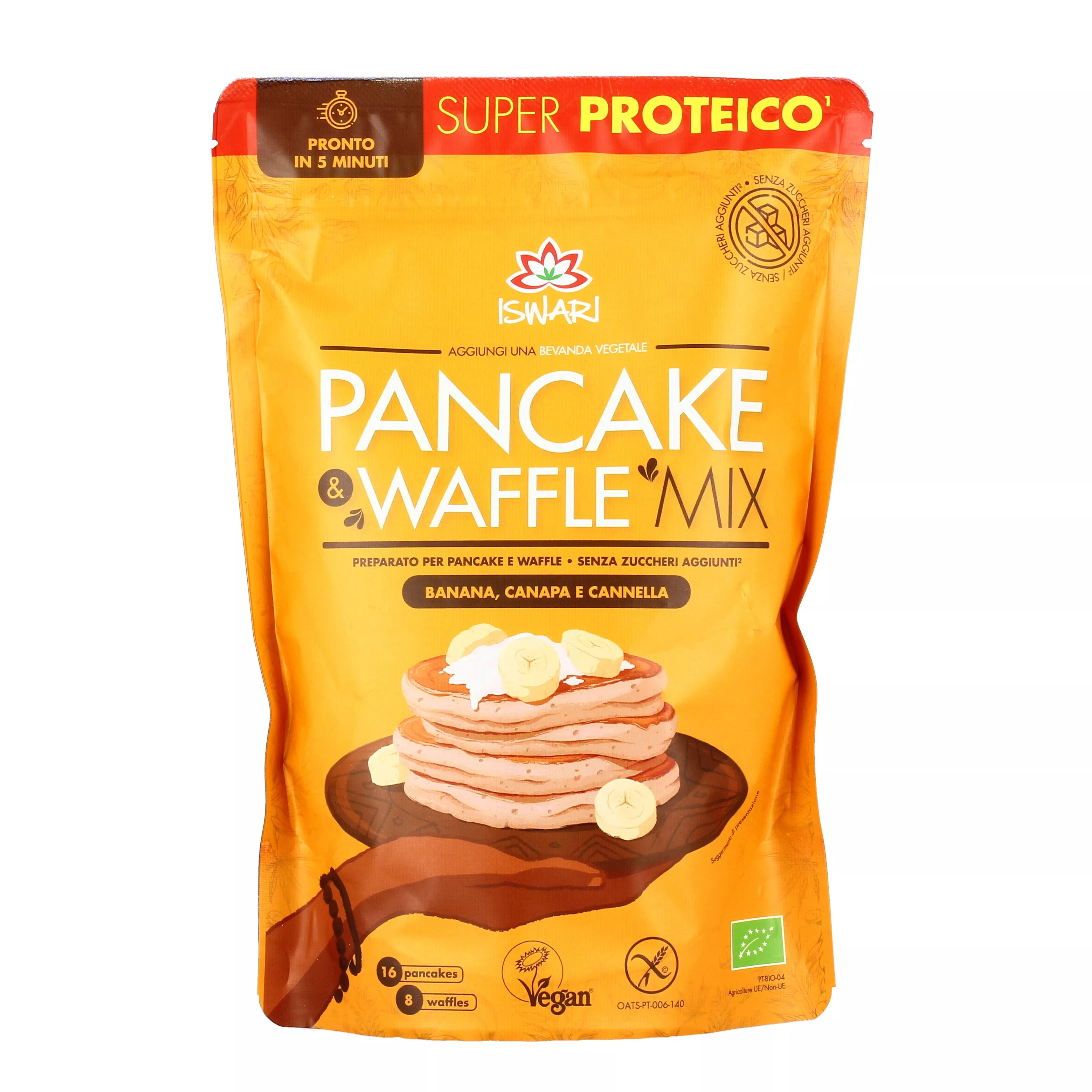 Preparato per waffle e pancake senza glutine BAULE VOLANTE Agricoltura  biologica, Prontuario AIC - NaturaSì