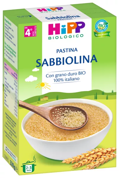 Hipp Biologico Pastina Sabbiolina per lo Svezzamento dei Bambini 320 g
