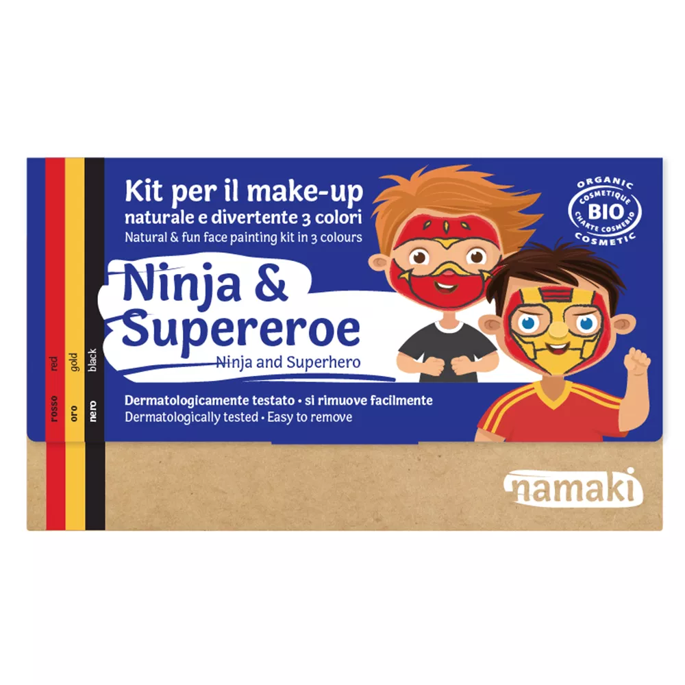 Set Trucco per Bambini - Ninja e Supereroe - Namaki