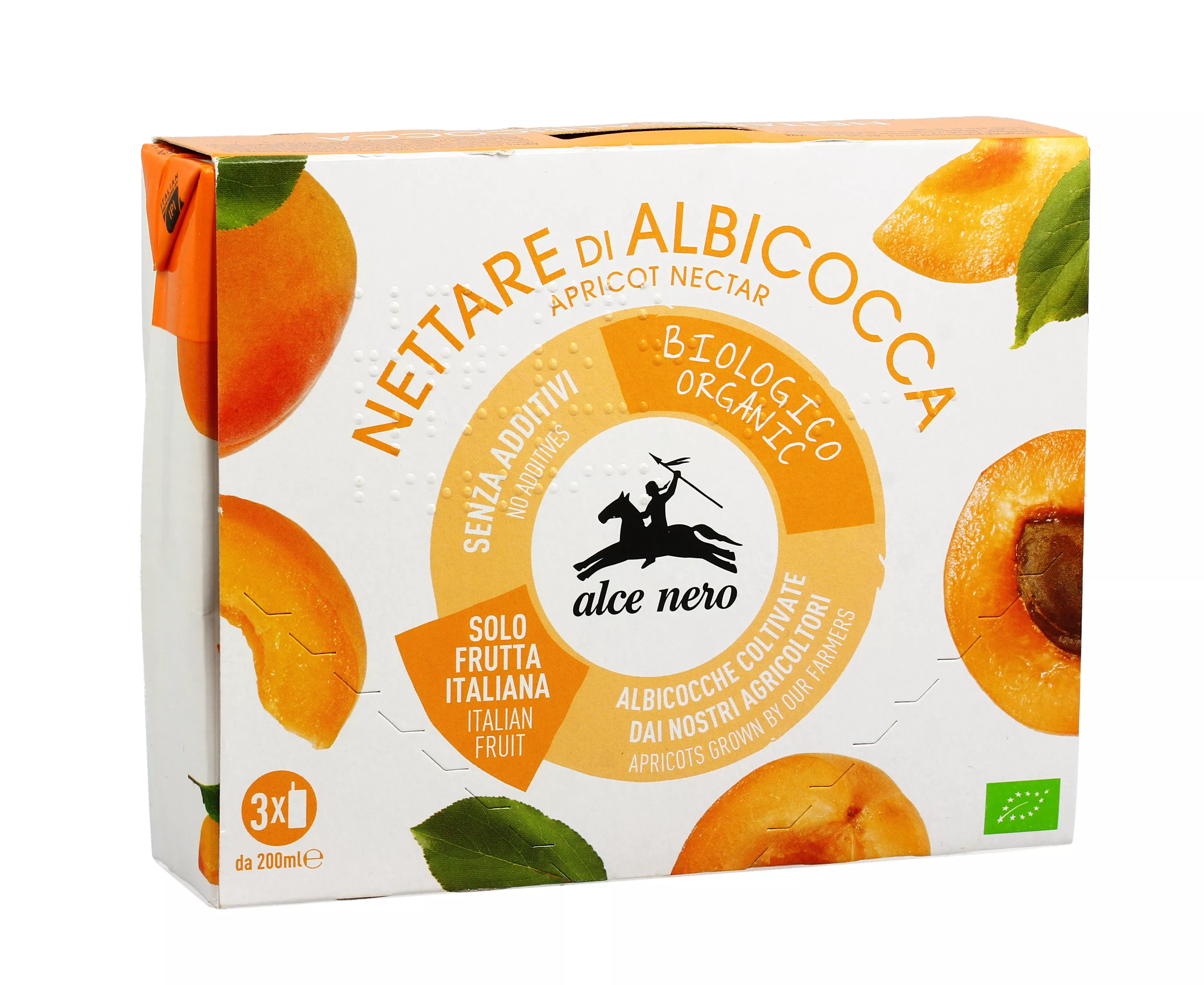 Nettare di Albicocca Italiana - Alce Nero - Succo Biologico