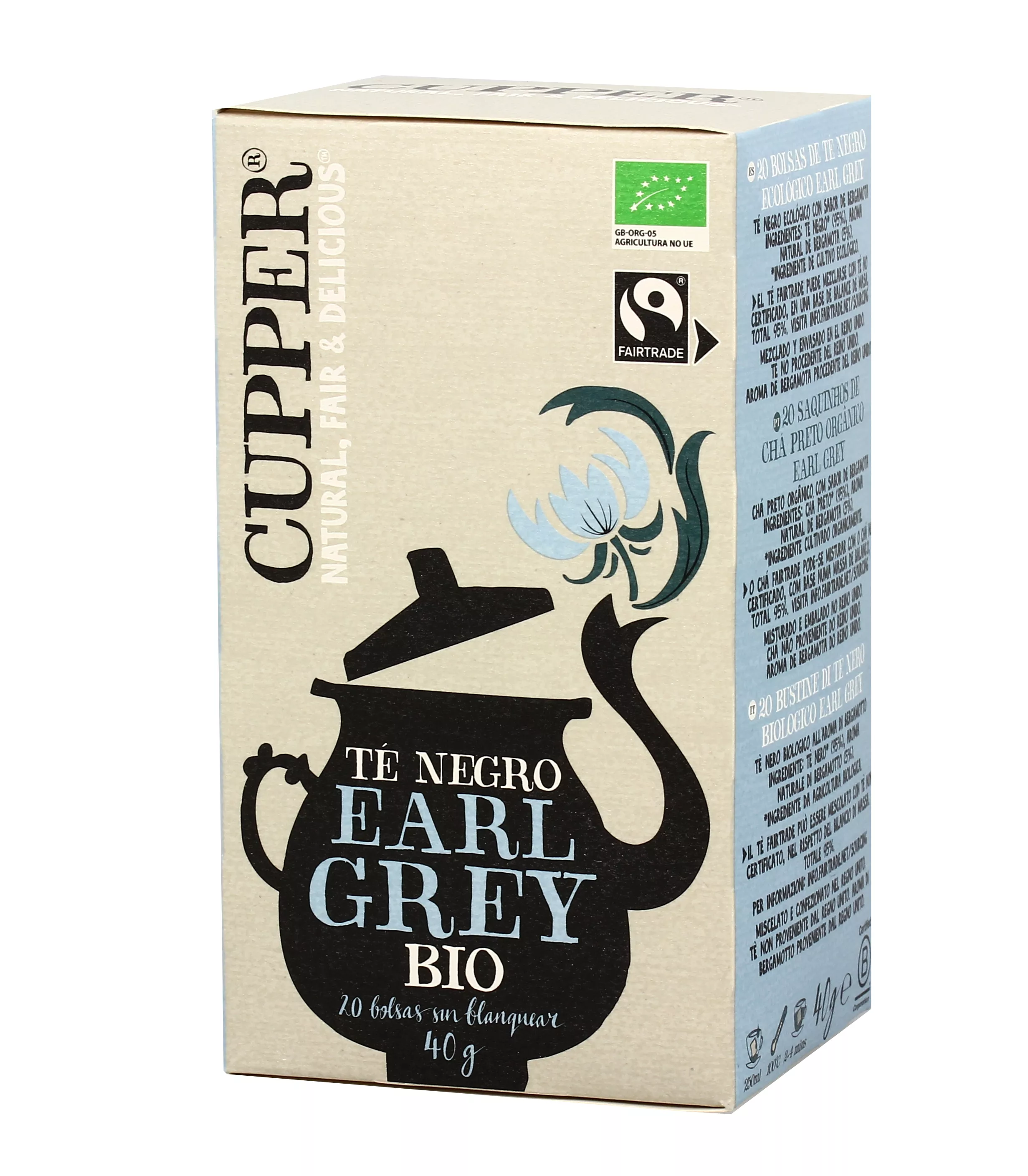 Tè Nero Earl Grey Bio - Cupper