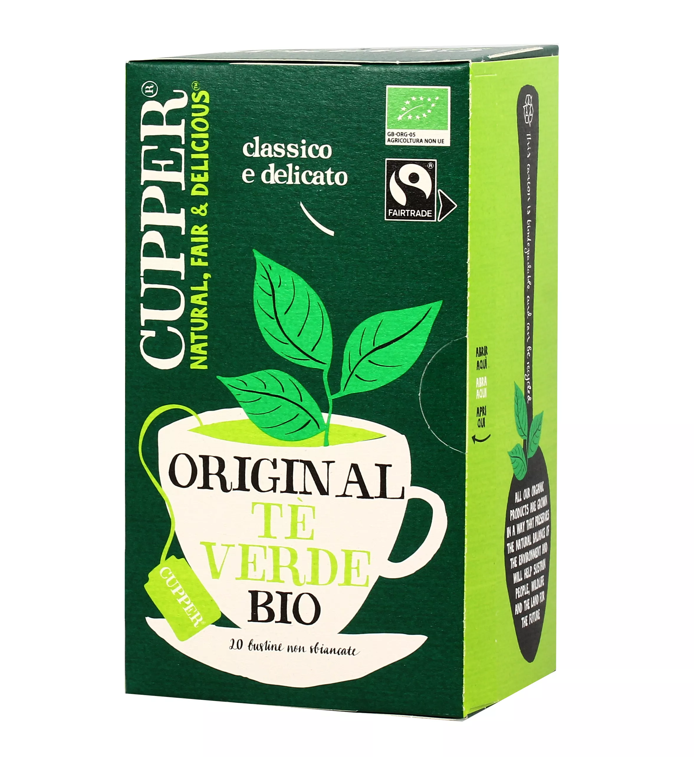 Tè Verde Classico Bio Original - Cupper
