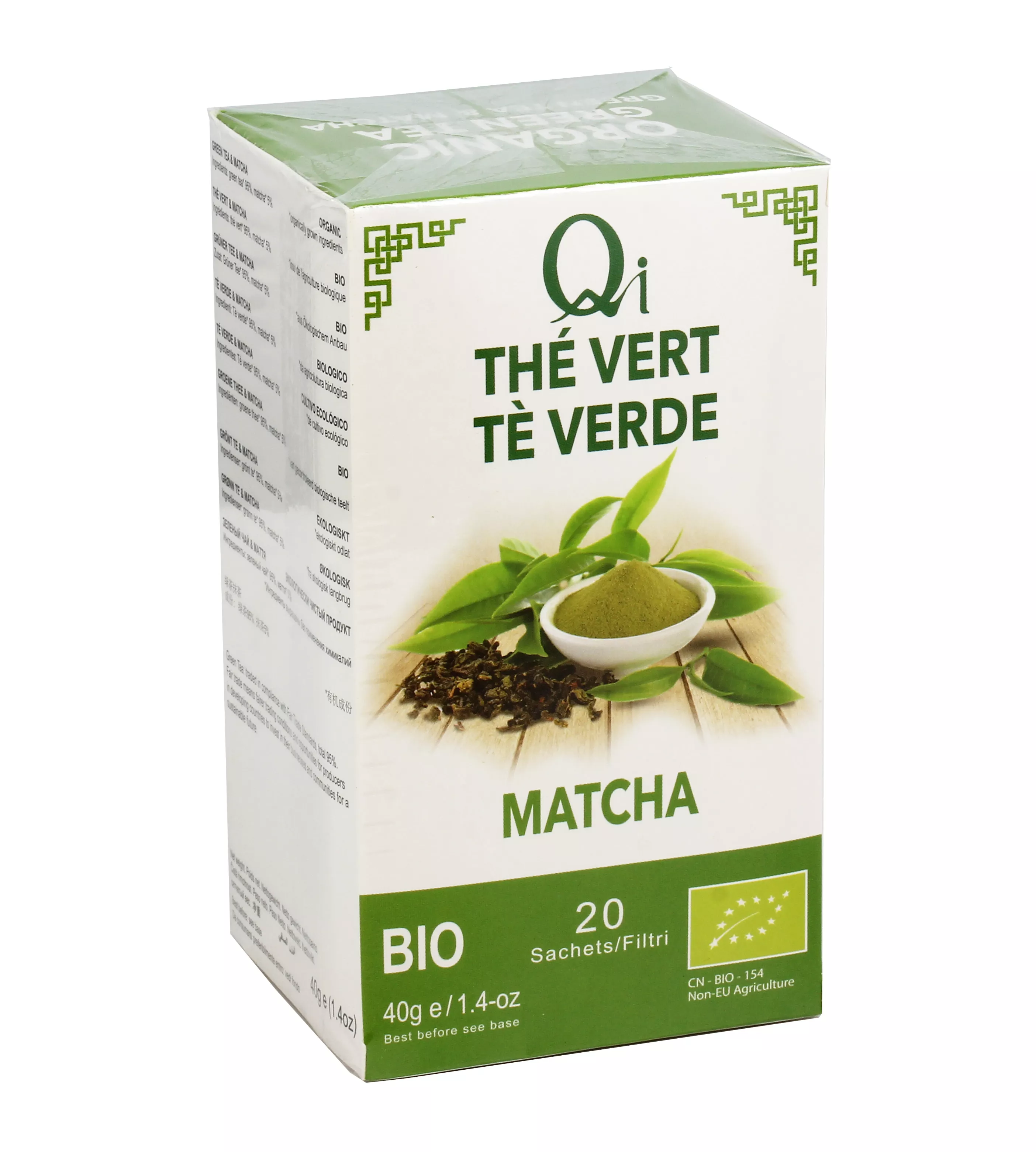 Tè verde biologico - 20 filtri