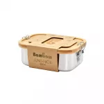 Set di Posate in Bamboo con Custodia in Cotone - Bambaw