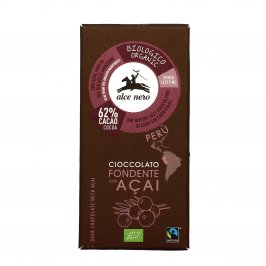 Cioccolato Fondente al 62% con Acai Bio