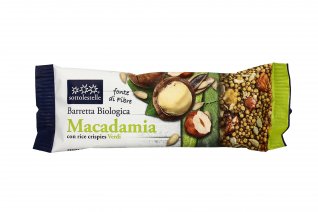 Barretta Macadamia con Rice Crispies Verdi