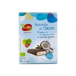 Barretta al Cocco Bio Ricoperta di Cioccolato Fondente