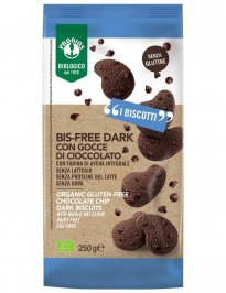 Biscotti Bio al Cacao con Gocce di Cioccolato 