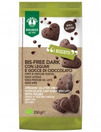 Biscotti Bio al Cacao con Legumi, Gocce di Cioccolato 