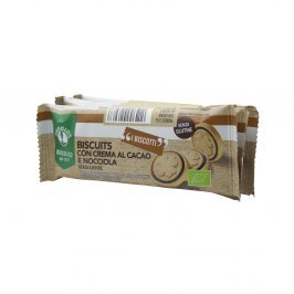 Biscotto Ripieno con Crema al Cacao e Nocciole Bio