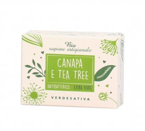 Sapone Antibatterico Extra Forte con Canapa e Tea Tree