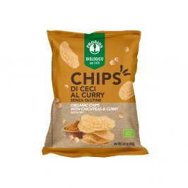 Chips di Ceci al Curry Bio - Senza Glutine