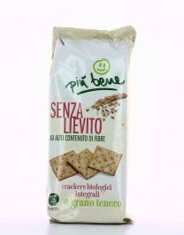 Crackers Biologici Integrali di Grano Tenero - Senza Lievito