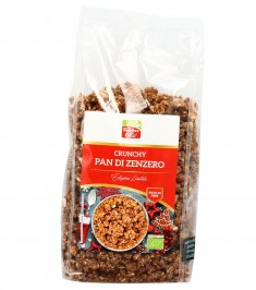 Muesli di Natale Crunchy Pan di Zenzero - Avena. Nocciole, Mandorle e Spezie