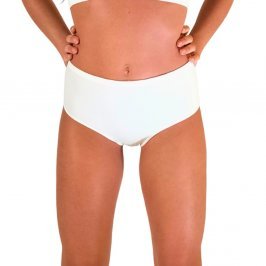 Culotte Vita Alta in Seta Vegetale - Colore Bianco