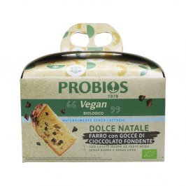 Dolce Natale Vegan Bio di Farro e Gocce di Cioccolato