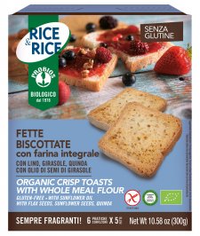 Fette Biscottate con Farina Integrale - Rice & Rice