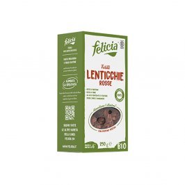 Fusilli Pasta di Lenticchie Rosse Bio - Senza Glutine