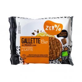 Gallette di Mais Bio Ricoperte di Cioccolato al Latte - Zero Glutine