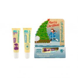 Kit di Natale Baci Scintillanti: Lip Balm + Lip Scrub