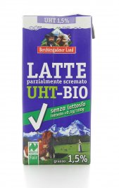 Latte UHT-Bio Parzialmente Scremato e Senza Lattosio