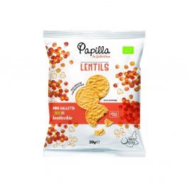 Mini Gallette alle Lenticchie Bio Lentils - Papilla La Gallettina
