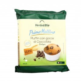 Muffin con Gocce di Cioccolato Biologici - Primo Mattino