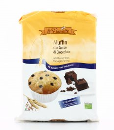 Muffin con Gocce di Cioccolato Bio