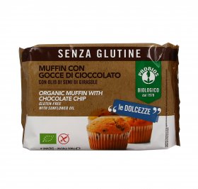 Muffin con Gocce di Cioccolato - Senza Glutine