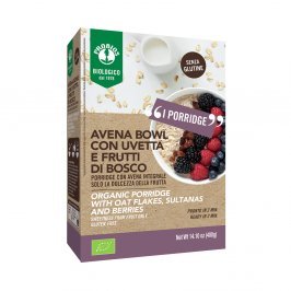 Porridge Avena Bowl con Uvetta e Frutti di Bosco - Senza Glutine